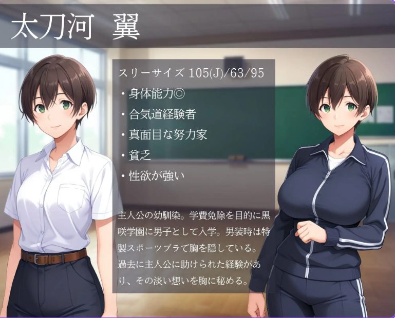 【PC/官中/日式/SLG游戏/767M】 雌堕NTR男生宿舍 ~入读男校的女装少女~ Ver1.02 官中版+日式SLG游戏+767M