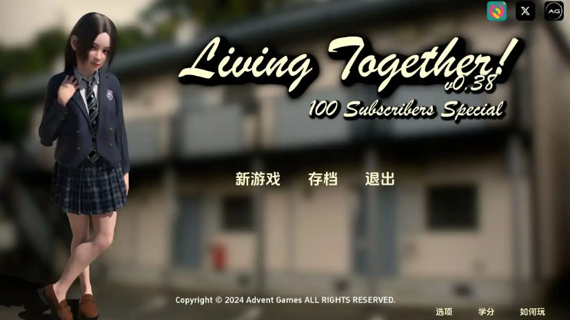 《共同生活 (Living Together! )》【PC/安卓/AI汉化/欧美/SLG游戏/12.5G】