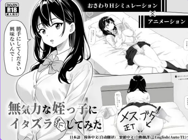 《捉弄了一下无精打采的侄女》【官中版+存档+日式SLG游戏+399M】