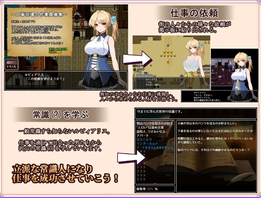 《露比爱丽丝的求职活动记（ルビィアリスの就職活動記）》【710M】